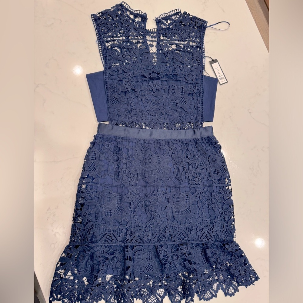 Brand New- Lace cutout dress - size M